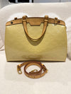 Louis Vuitton Vernis Brea MM Patent Monogram Light Beige