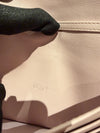 CHRISTIAN DIOR Pink Iridescent Leather/Patent Leather Cannage Quilted Miss Dior Promenade Clutch Bag
