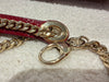 DIOR MINI LADY DIOR PATENT LEATHER RED