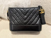 CHANEL GABRIELLE SMALL HOBO BAG BLACK