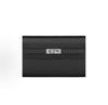 HERMES KELLY TO GO NOIR/SILVER Stamp K