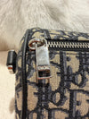 DIOR MESSENGER ROLLER BAG Blue DIOR Oblique Embroidery