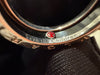 Bvlgari Save The Children Ceramic Sterling Silver Ring Size 59