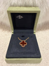Van Cleef & Arpels VINTAGE ALHAMBRA NECKLACE Red/Gold