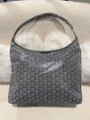 Goyard Boheme Hobo Bag Goyardine Canvas/Calfskin Grey