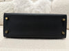 Hermes kelly 25 Sellier Epsom black SHW stamp K