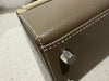 Hermes Kelly 25 Epsom Etoupe SHW Stamp D