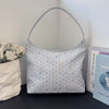Goyard Boheme Hobo Bag Goyardine Canvas/Calfskin Multicolor Blue