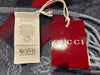 GUCCI Wool GG Logo Scarf Navy 37x190cm