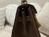 Hermes Kelly 25 Epsom Etoupe SHW Stamp D