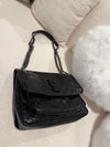 Saint Laurent Medium Niki Calfskin Black