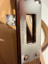 HERMES MINI KELLY II EPSOM BISCUIT PHW STAMP K