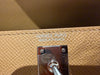 HERMES MINI KELLY II EPSOM BISCUIT PHW STAMP K