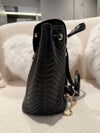 Bvlgari Serpenti Forever Black Quilted Nappa Leather Backpack