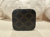 Celine top handle mini vanity case with strap triomphe canvas brown