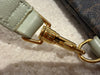 Celine SMALL POUCH WITH STRAP in TRIOMPHE CANVAS WITH CELINE PRINT