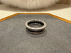 Bvlgari Save The Children Ceramic Sterling Silver Ring Size 59