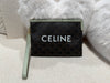 Celine small pouch with strap in Triomphe canvas - front view, authenticated preloved Australia