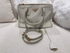 PRADA Large Saffiano Tote Bag Leather White