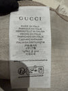 Gucci Knitted Wool & Slik Scarf GG Supreme Light Brown
