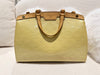 Louis Vuitton Vernis Brea MM Patent Monogram Light Beige