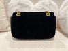 Gucci Medium GG Marmont Shoulder Bag Velvet Black