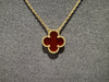 Van Cleef & Arpels VINTAGE ALHAMBRA NECKLACE Red/Gold