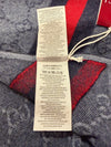 GUCCI Wool GG Logo Scarf Navy 37x190cm
