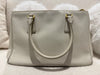 PRADA Large Saffiano Tote Bag Leather White