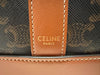 Celine medium bucket bag triomphe canvas/calfskin tan