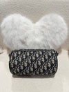 DIOR MESSENGER ROLLER BAG Blue DIOR Oblique Embroidery