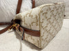 Celine Teen Cabas De France White Triomphe Calfskin Canvas