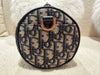 DIOR MESSENGER ROLLER BAG Blue DIOR Oblique Embroidery