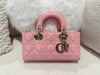 DIOR Lady D-Joy PATENT LEATHER Pink Size Small