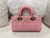 DIOR Lady D-Joy PATENT LEATHER Pink Size Small