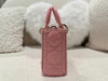 DIOR Lady D-Joy PATENT LEATHER Pink Size Small