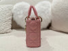 DIOR Lady D-Joy PATENT LEATHER Pink Size Small