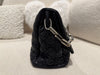 DIOR Miss Dior Flap Cannage Leather Handbag Black
