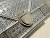 DIOR DIORAMA WALLET ON CHAIN SILVER