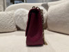 DIOR Miss Dior Flap Cannage Leather Handbag Purple