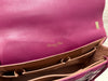 DIOR Miss Dior Flap Cannage Leather Handbag Purple