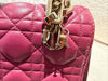 DIOR Miss Dior Flap Cannage Leather Handbag Purple