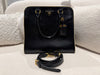 Prada Top Handle Saffiano tote bag Calfskin Black