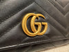 GUCCI Black Leather GG Marmont Wallet