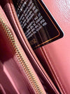 Chanel medium coco handle calfskin / lizard handle pink