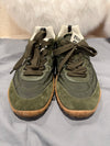 MIU MIU Size 38 Tyre Sneakers Military Green
