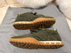 MIU MIU Size 38 Tyre Sneakers Military Green