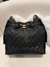 Chanel Medium 25 Bag Caviar Black (Microchip)