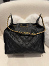Chanel Medium 25 Bag Caviar Black (Microchip)