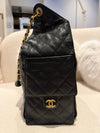 Chanel Medium 25 Bag Caviar Black (Microchip)